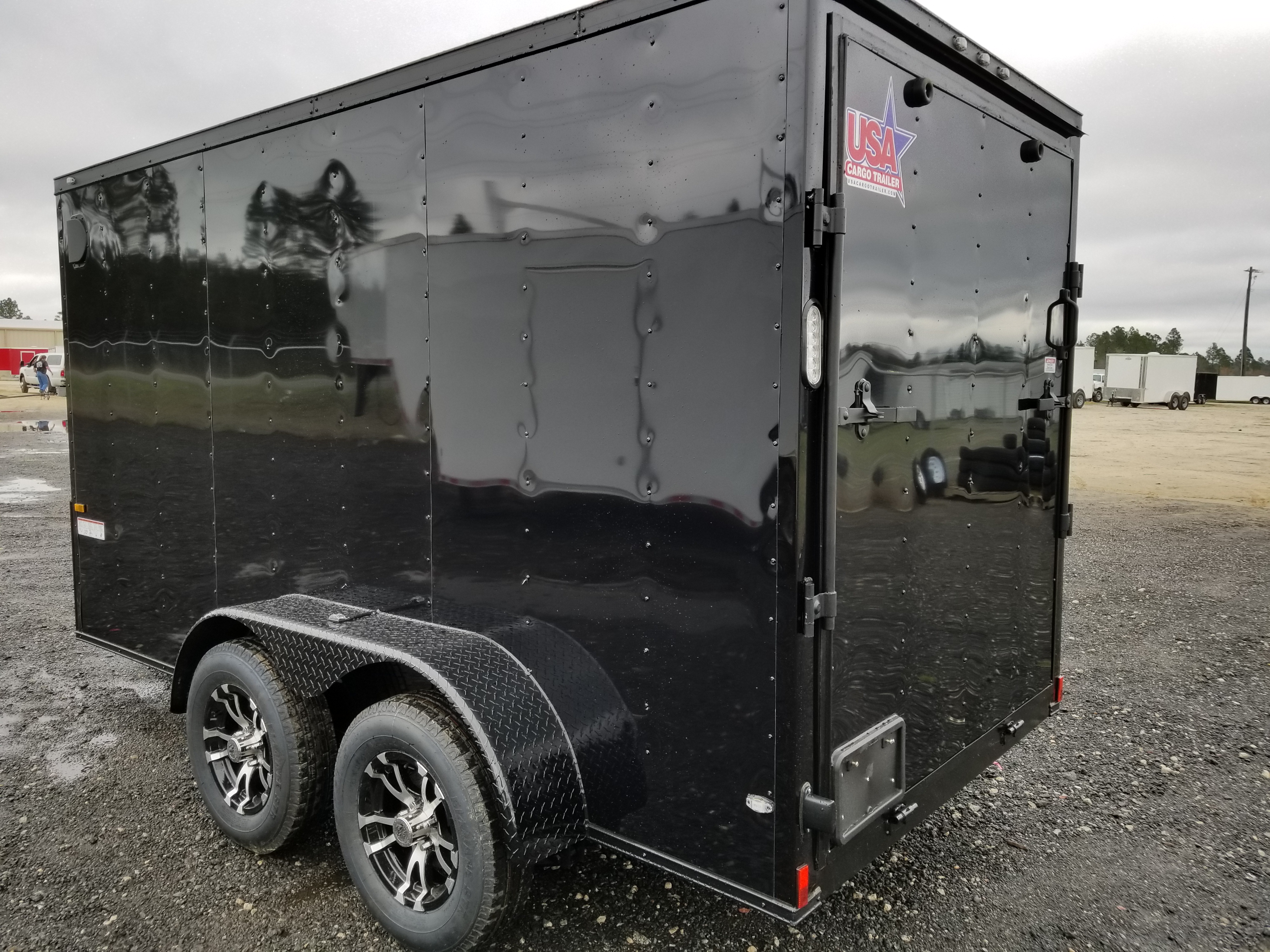 6x12 blackout tandem box trailer