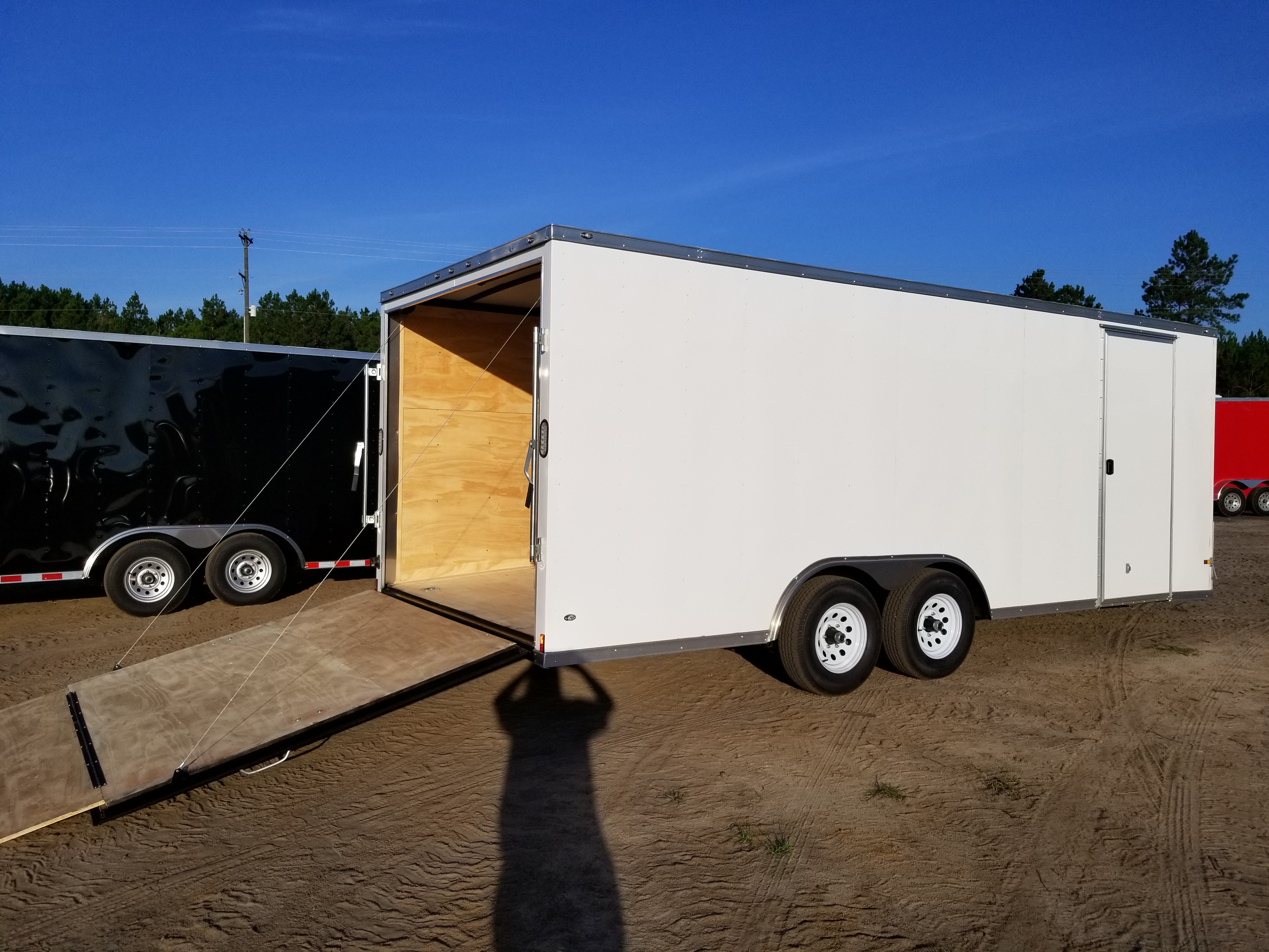 Trailers For Sale 8.5x20 White 5200 Cargo Trailer. (ad 190) USA